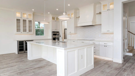 Shaker Antique White Framed RTA Cabinet Collection