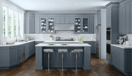 Shaker Storm Framed Cabinet Collection Available RTA or Fully Assembled