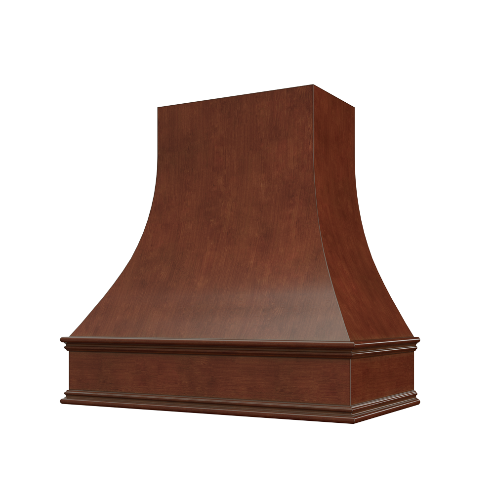 Casselberry-Saddle: Hood ASH 1V Ashville Sloped Classic Moulding Smooth Wood