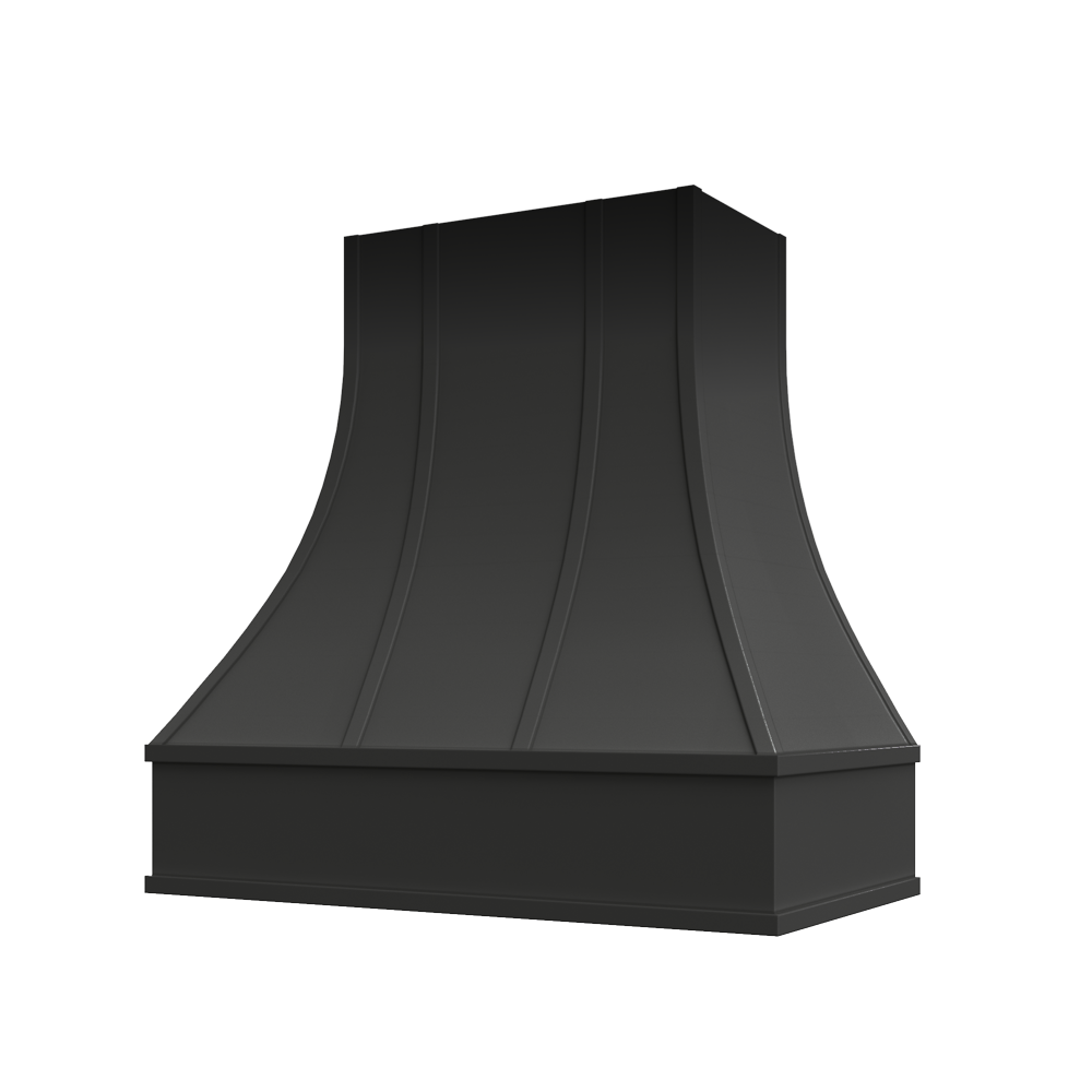 Shaker-Ivy: Hood ASH 2V Ashville Sloped Flat Moulding Strapped Wood