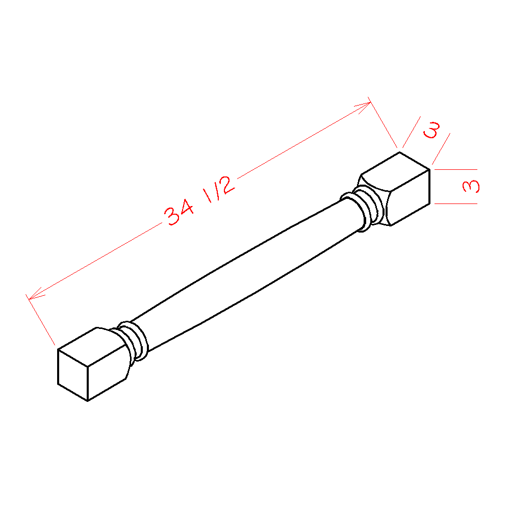 Haven Ridge Accessory Classic Decorative Leg - additional view