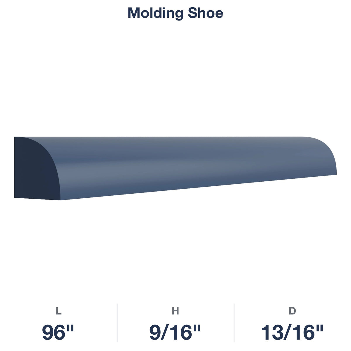 Belmont-Midnight: Molding Shoe