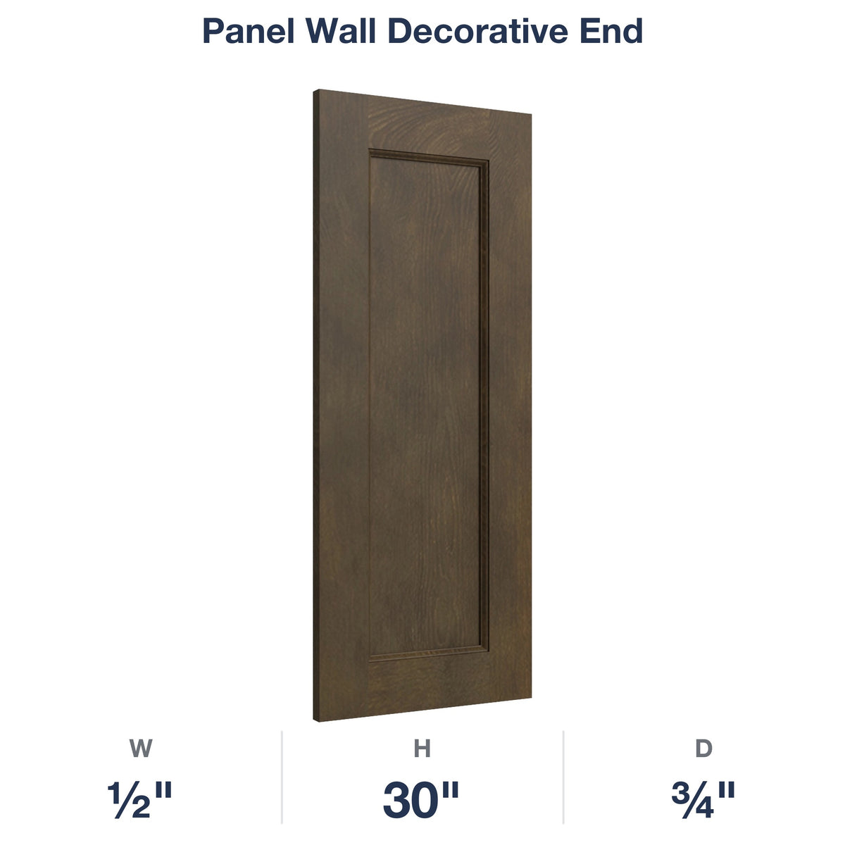 Belmont-Slate: Panel Wall Decorative End