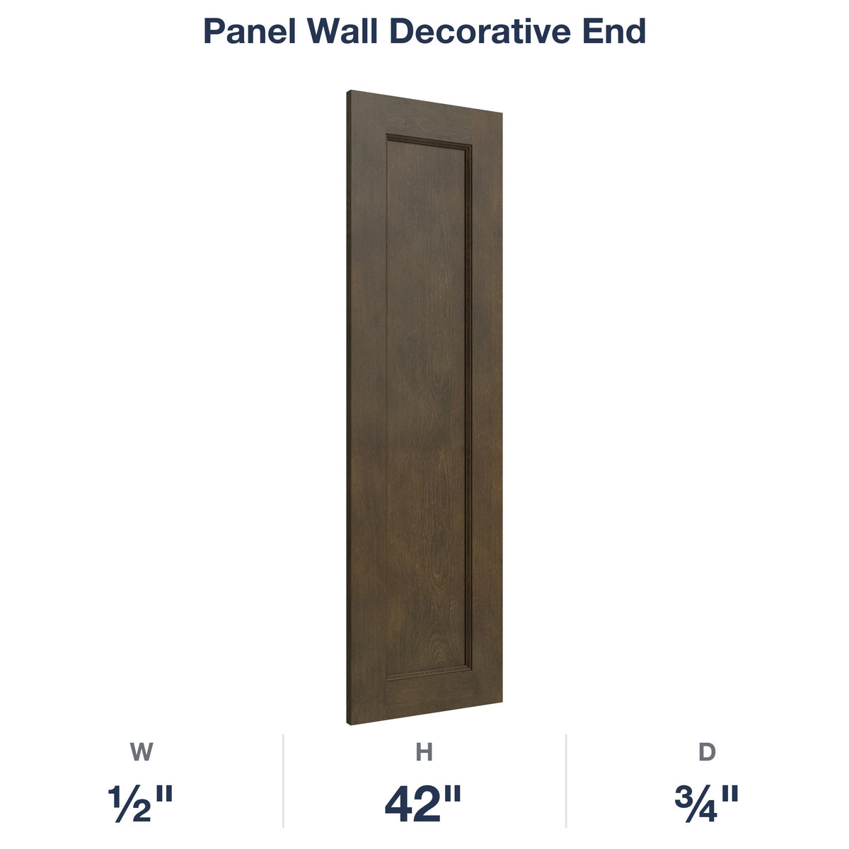 Belmont-Slate: Panel Wall Decorative End