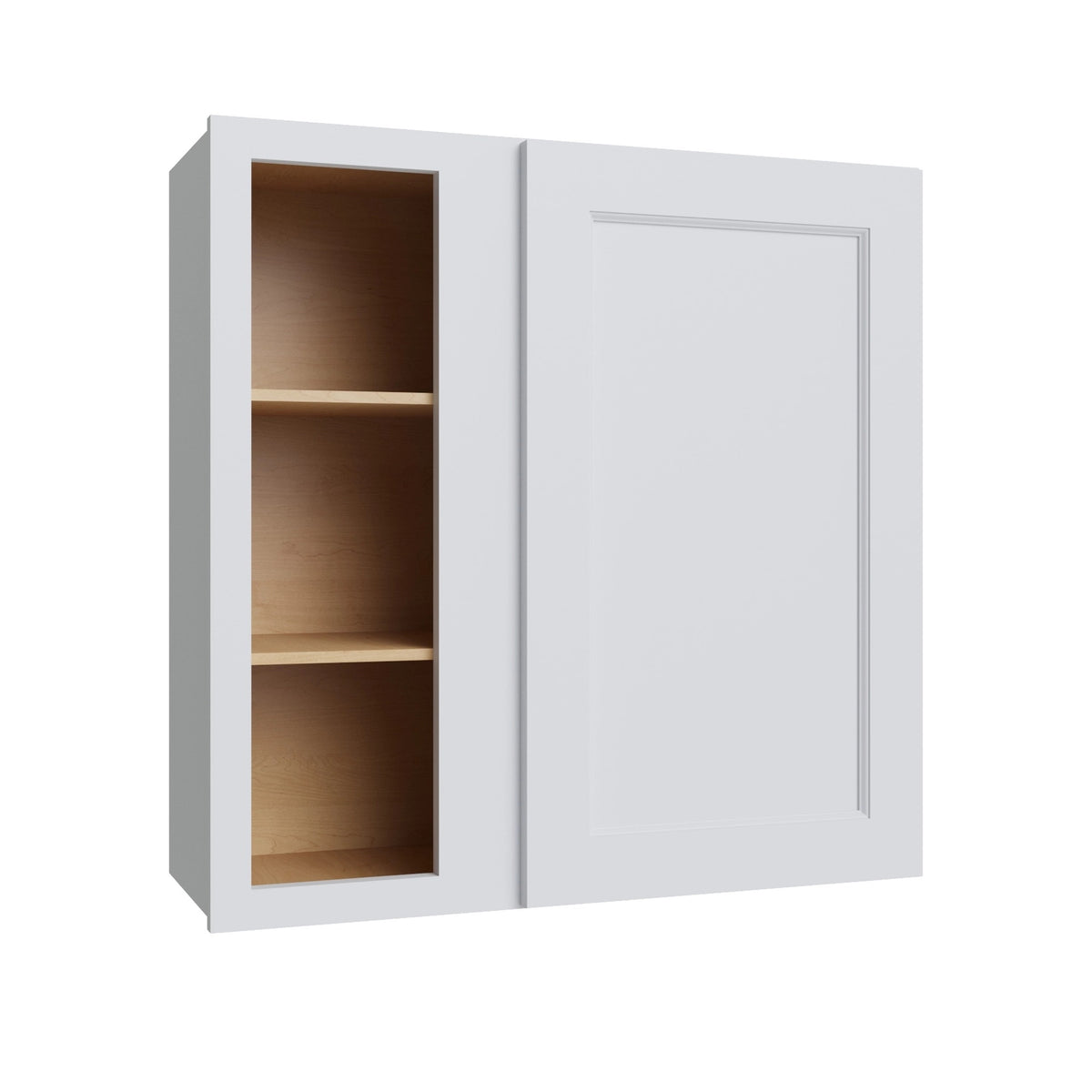 Belmont White Wall Cabinet Corner Blind 36" Wide