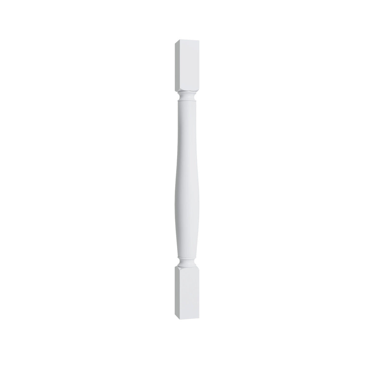 Belmont White Accessory Turned Post (3" or 5") x 35.5"