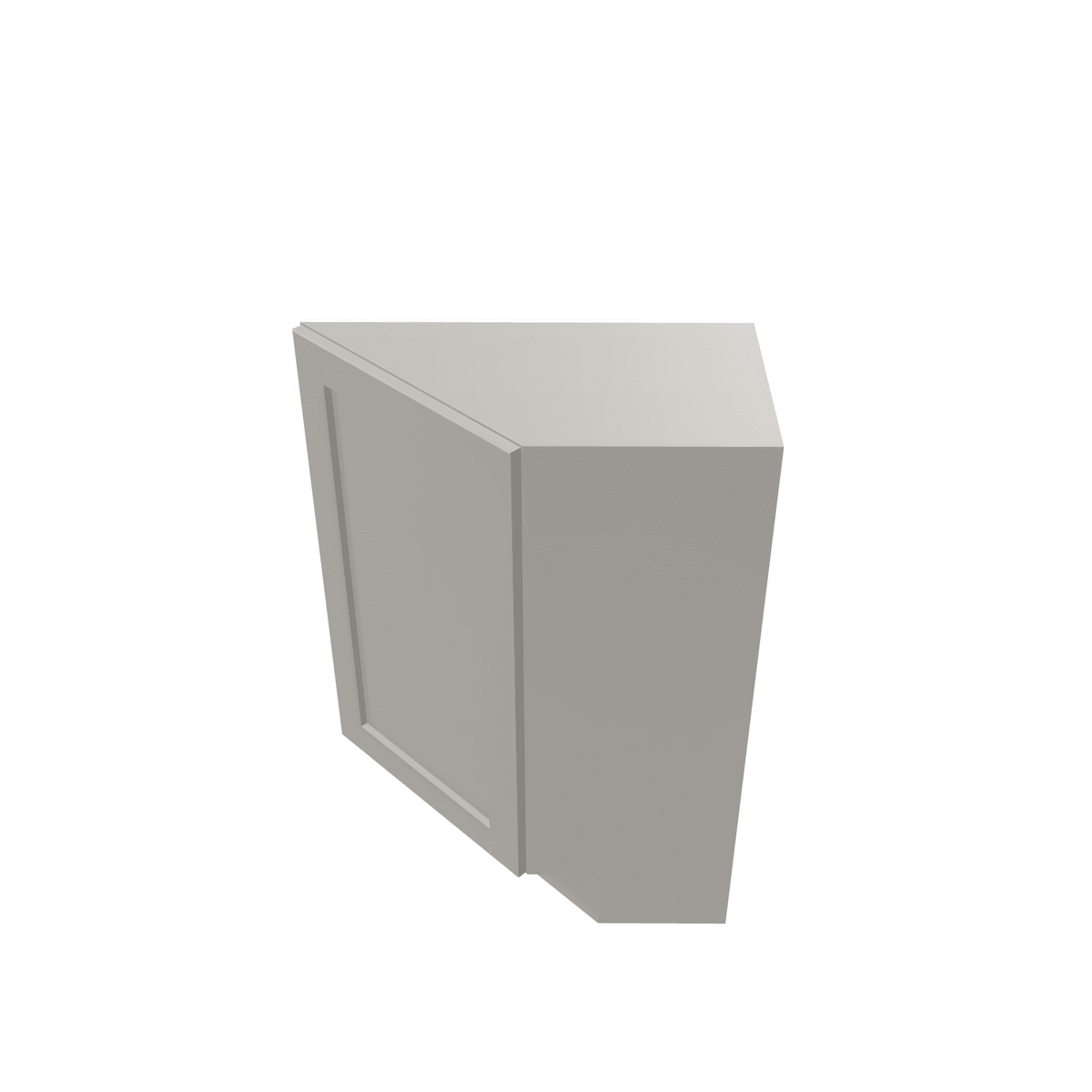 Misty-Grey Assembled Base Cabinet Transition End 1 Door 12" Wide