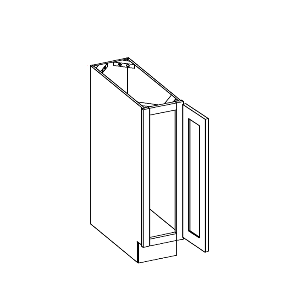 Base Cabinet Full-Height 9" Wide (Tray Base)