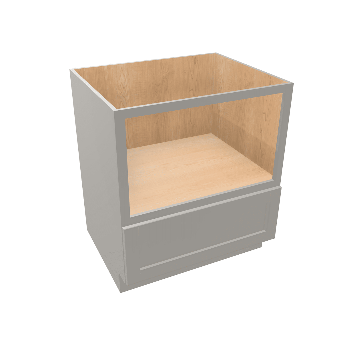 Misty-Grey Base Cabinet Microwave 24" - 30" Wide
