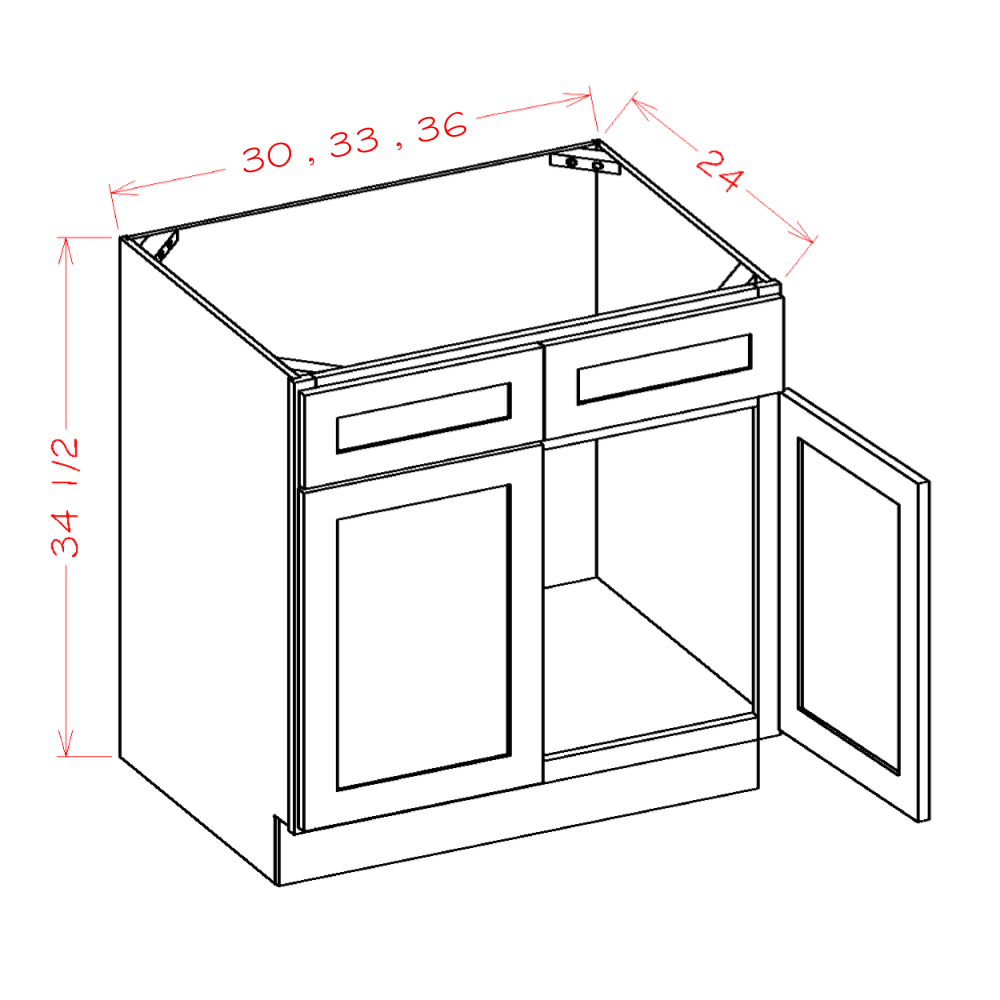 Haven Ridge Base Cabinet Sink - additional view