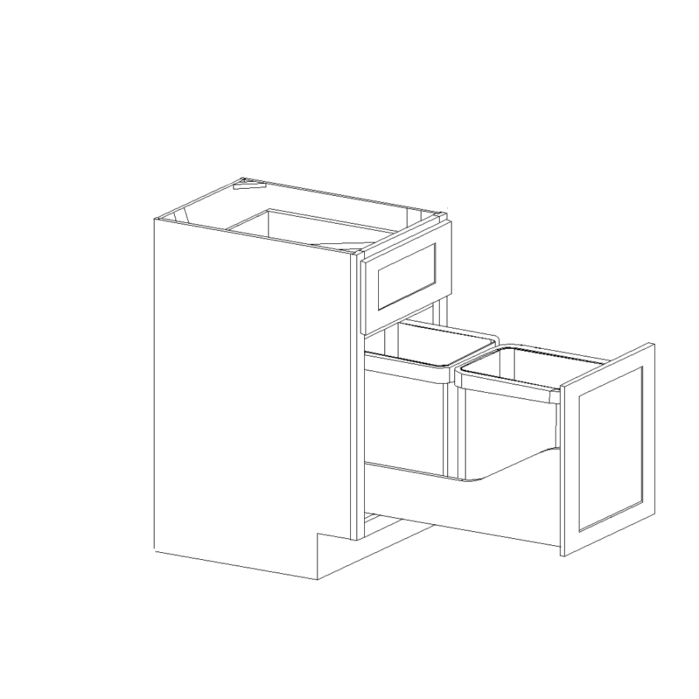 Base Cabinet Trash 18 -21" Product image