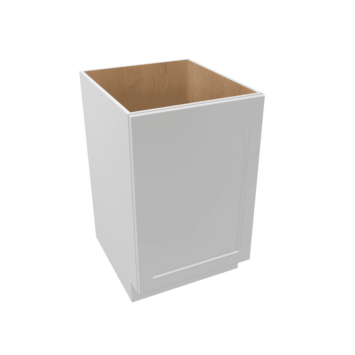 Luxor-White Assembled Base Cabinet 1 Door Full-Height