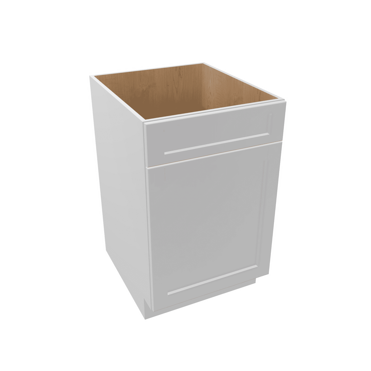 Luxor-White Assembled Base Cabinet Sink - 1 Door