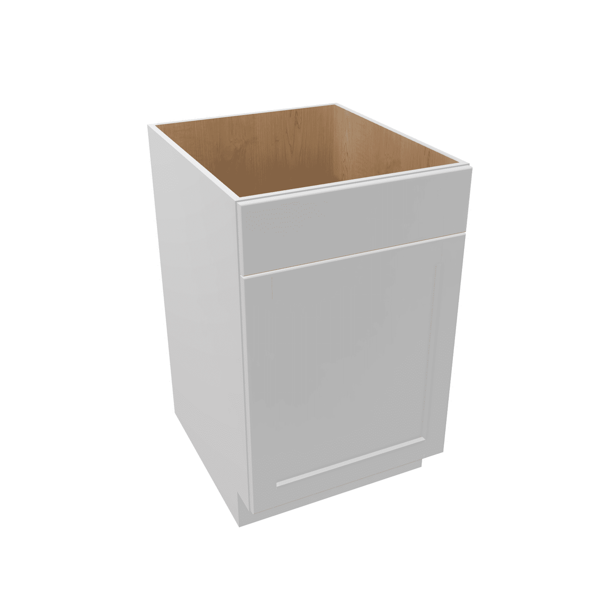 Luxor-White Assembled Base Cabinet Sink - 1 Door