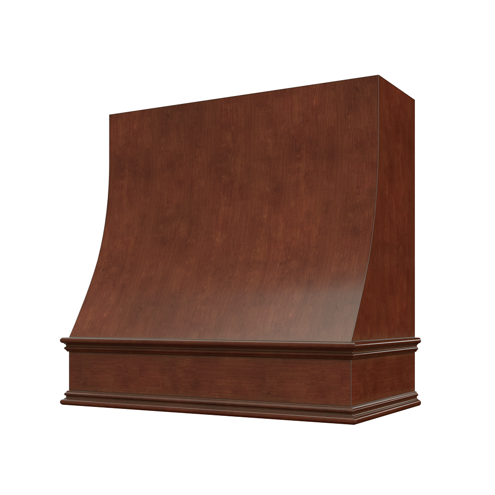 Casselberry-Saddle: Hood CHA 1V Charlotte Sloped Classic Moulding Smooth Wood