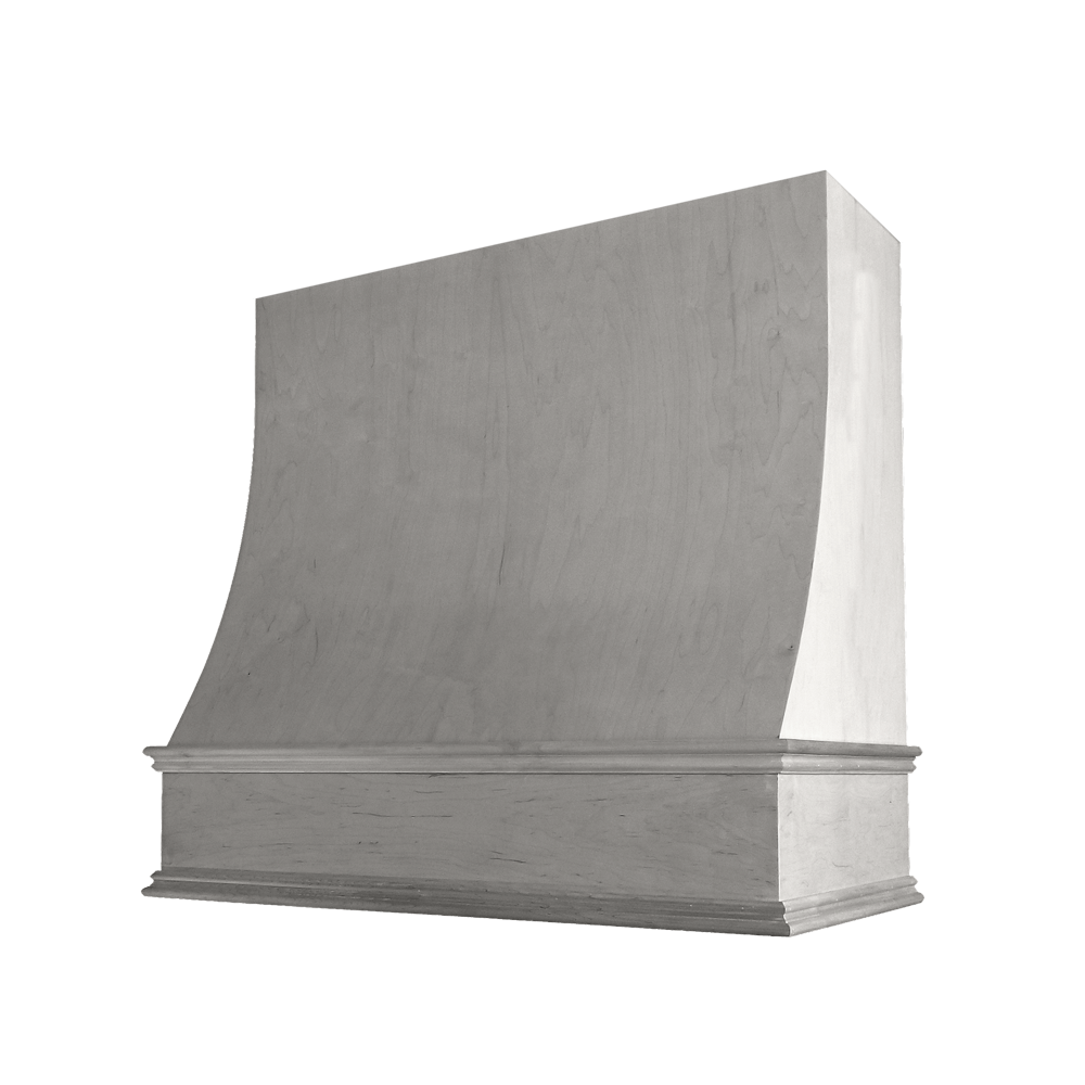 Oxford-Mist: Hood CHA 1V Charlotte Sloped Classic Moulding Smooth Wood