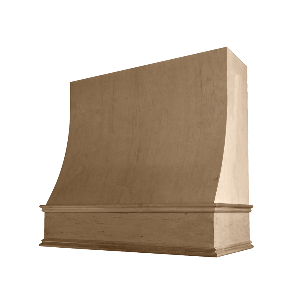 Oxford-Toffee: Hood CHA 1V Charlotte Sloped Classic Moulding Smooth Wood