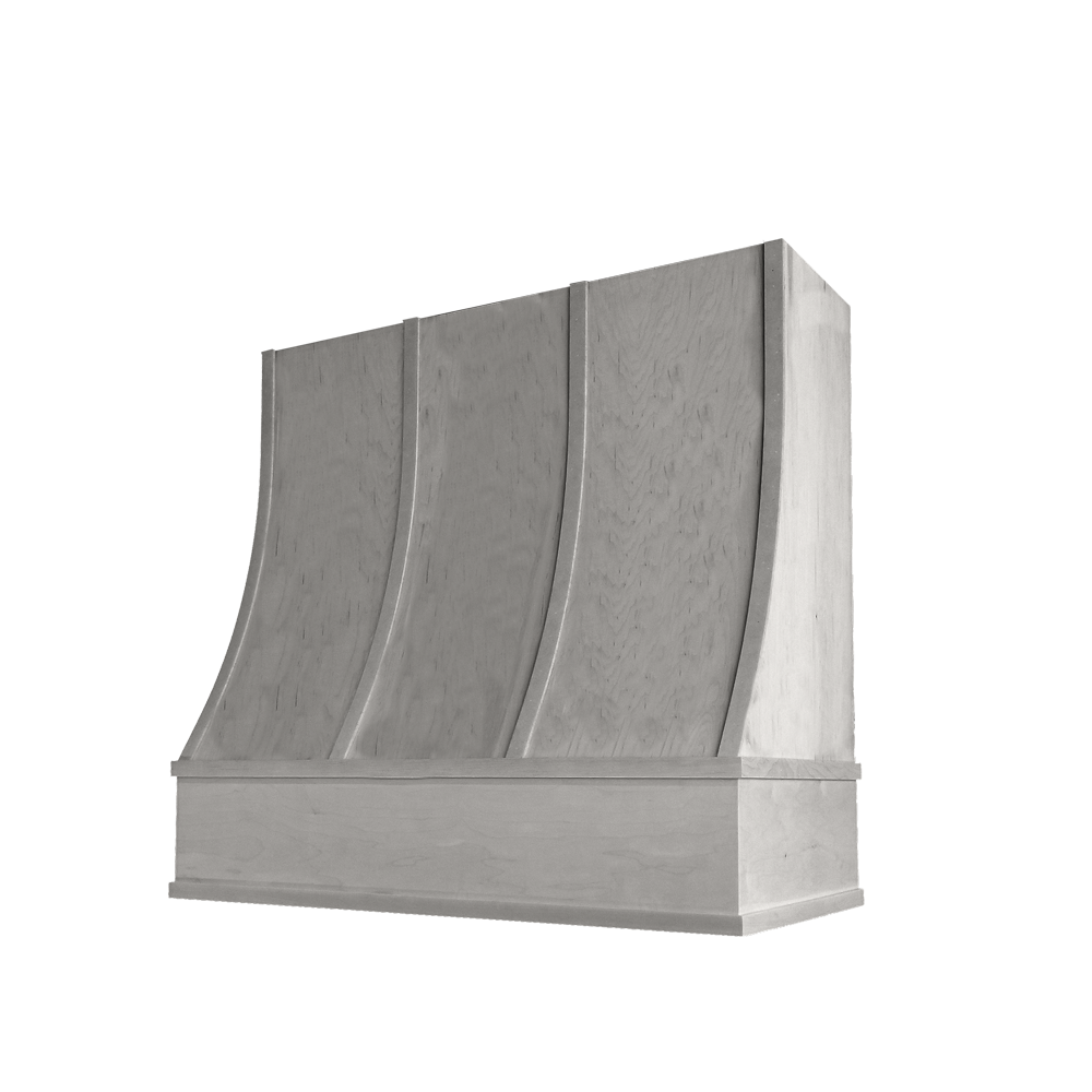 Oxford-Mist: Hood CHA 2V Charlotte Sloped Flat Moulding Strapped Wood