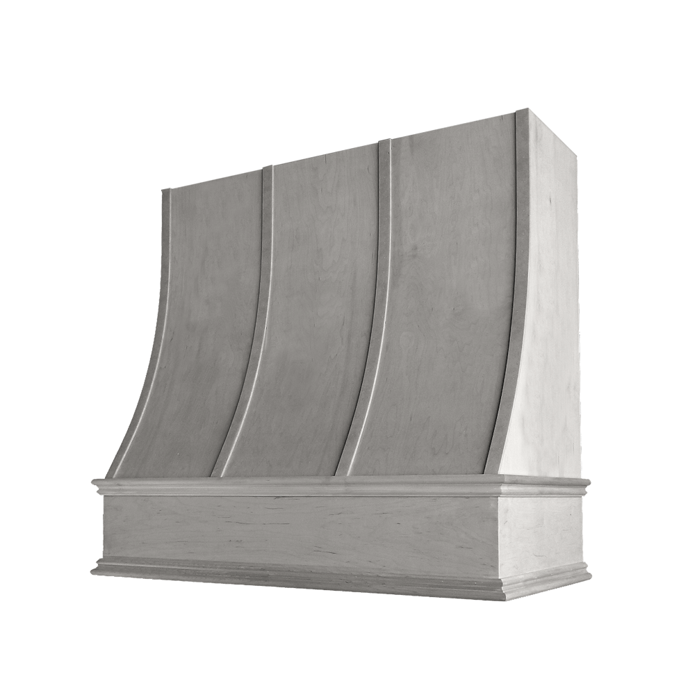 Oxford-Mist: Hood CHA 3V Charlotte Sloped Classic Moulding Strapped Wood