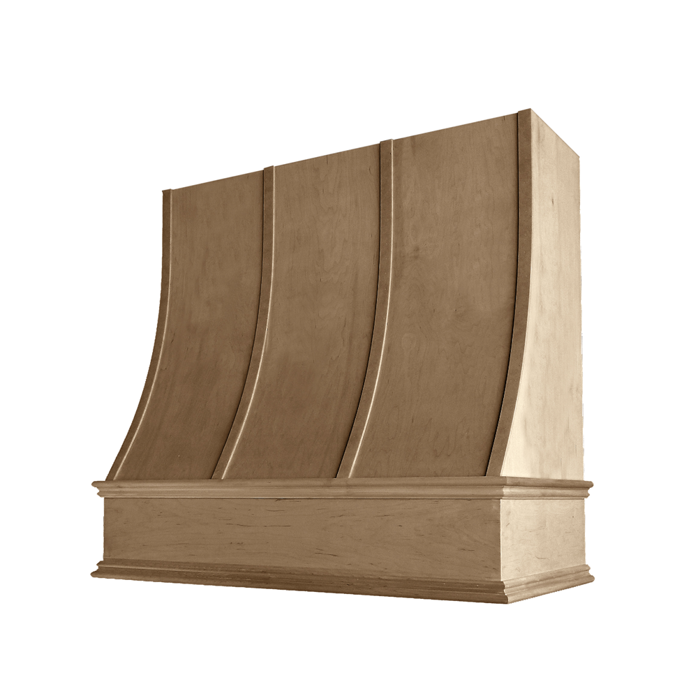 Oxford-Toffee: Hood CHA 3V Charlotte Sloped Classic Moulding Strapped Wood