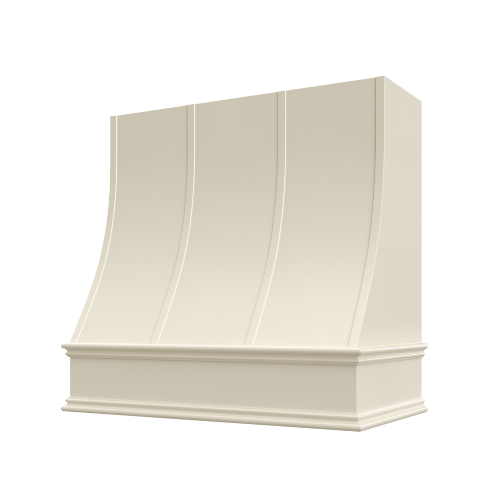 Haven-Sage: Hood CHA 3V Charlotte Sloped Classic Moulding Strapped Wood