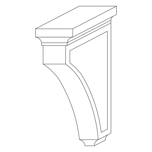 Devon-Oak: Accessory Transitional Corbel