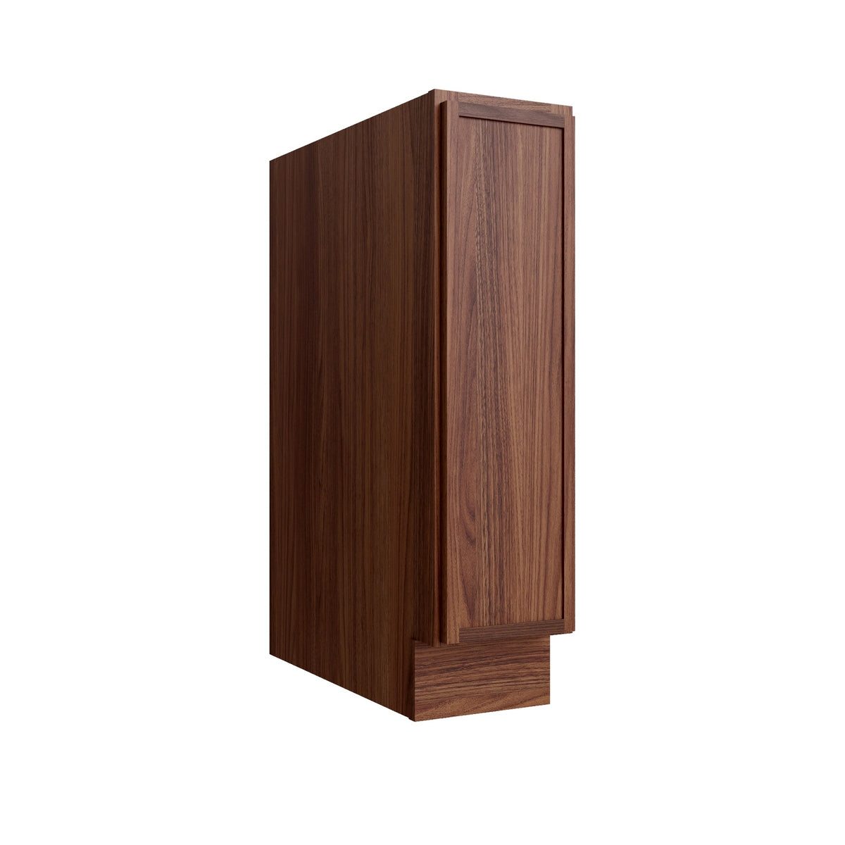 Devon Walnut Base Cabinet Full-Height 9" Wide (Tray Base)