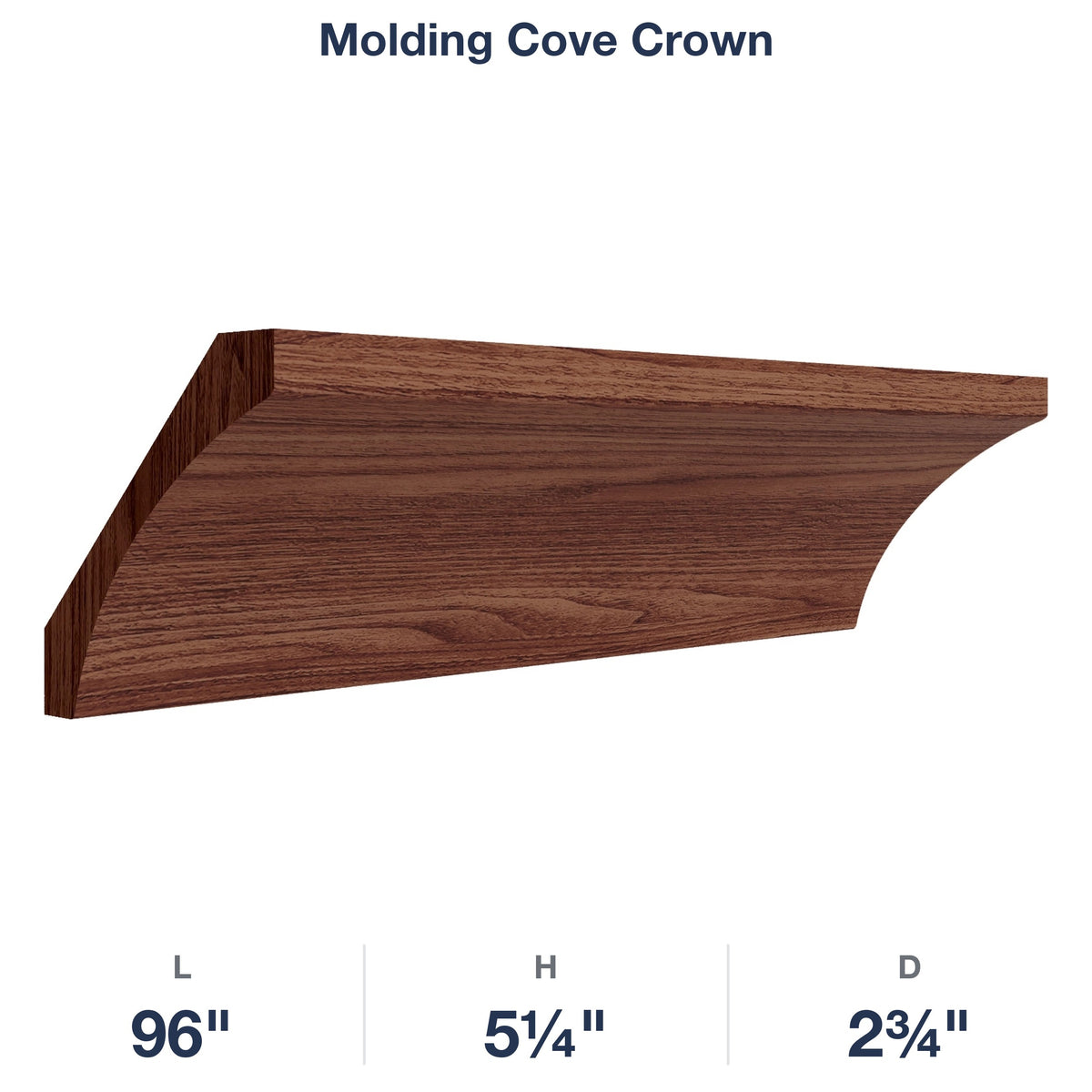 Devon-Walnut: Molding Cove Crown