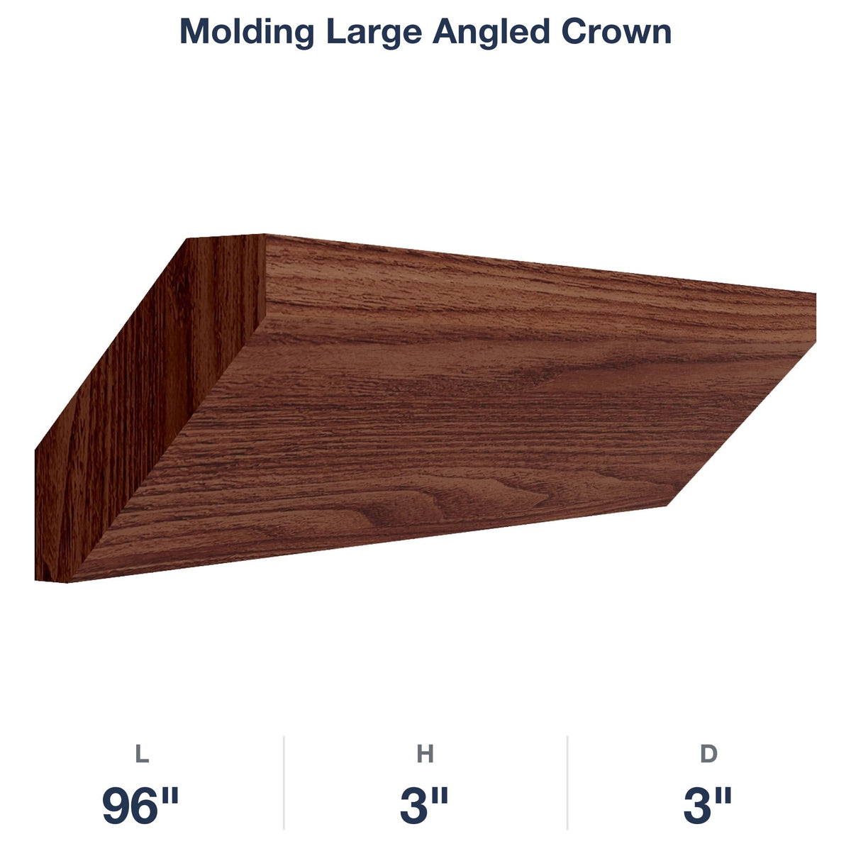 Devon-Walnut: Molding Large Angled Crown