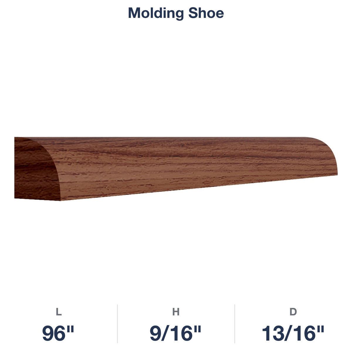 Devon-Walnut: Molding Shoe