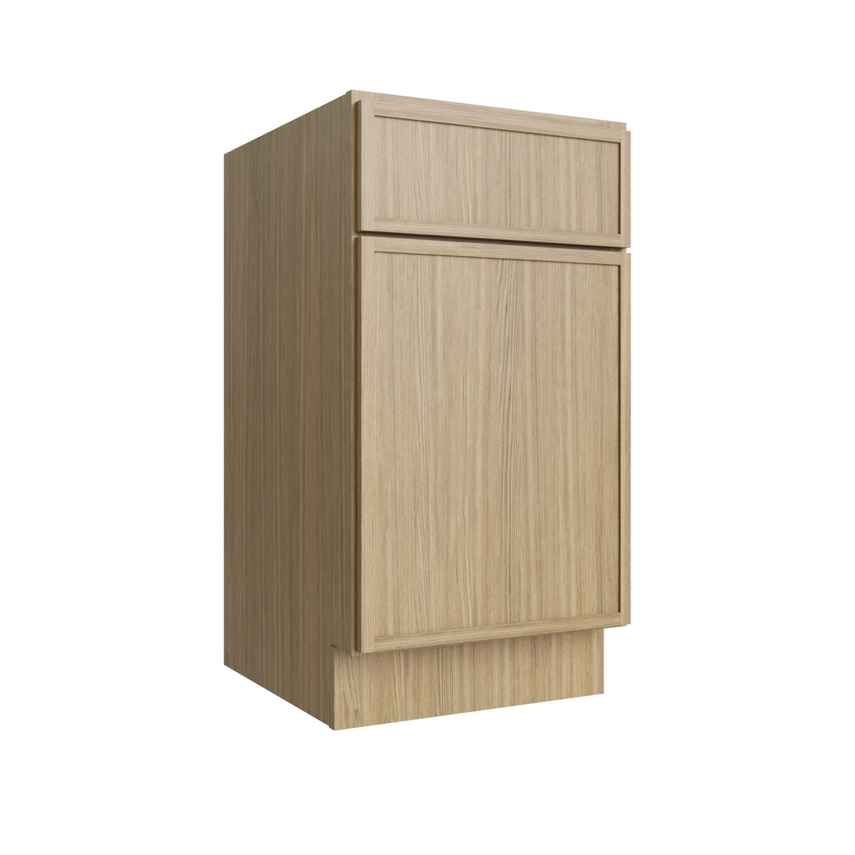 Devon Oak Vanity 1 Drawer 1 Door Base