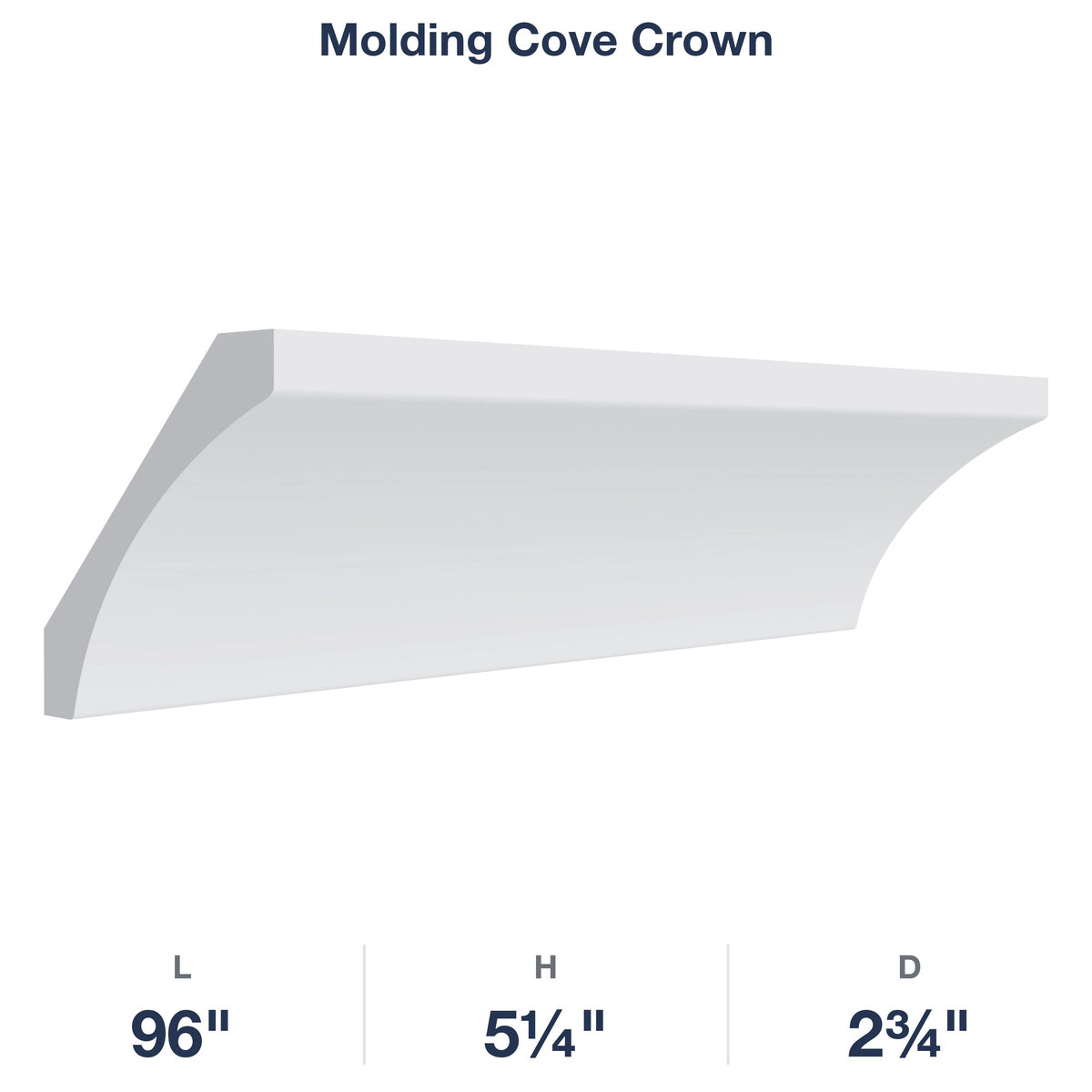 Devon-White: Molding Cove Crown