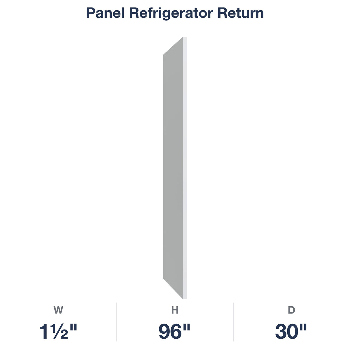 Devon-White: Panel Refrigerator Return