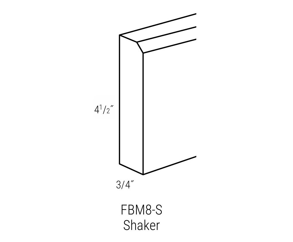 Smoky-Grey: Molding Furniture Base Shaker
