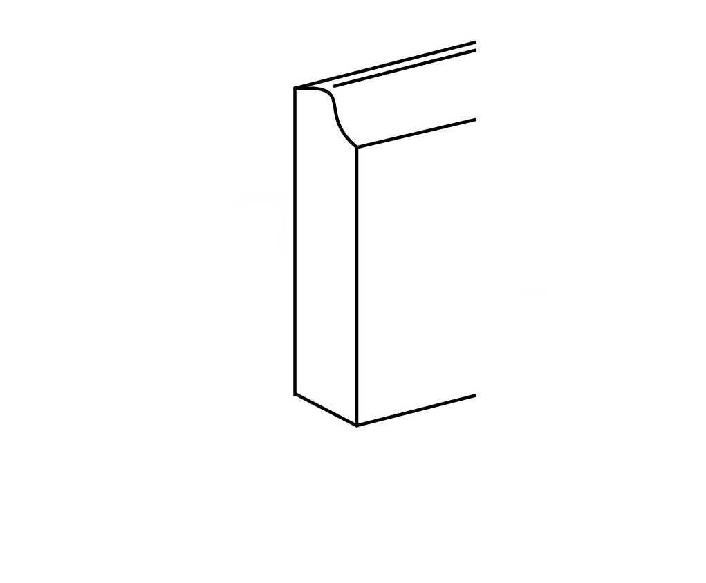 Smoky-Grey: Molding Furniture Base Square Edge 3/4" Thick