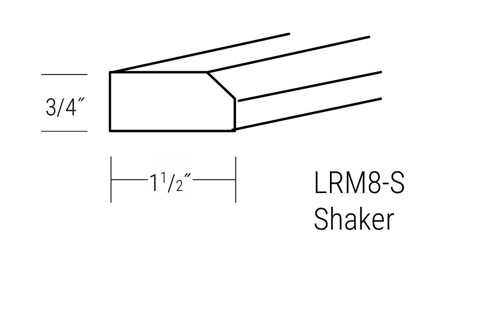 Molding Light Rail Shaker