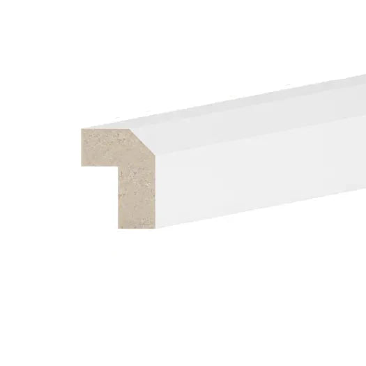 Molding angled light rail