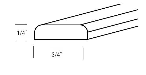 Smoky-Grey: Molding Batten