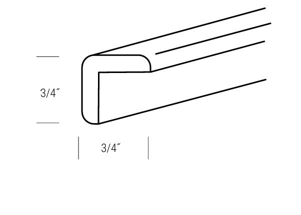 Smoky-Grey: Molding Outside Corner