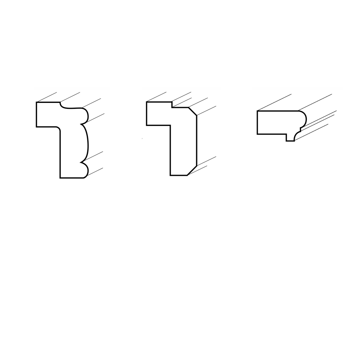 Harvest: Molding Light Rail Shaker or Traditional Profiles