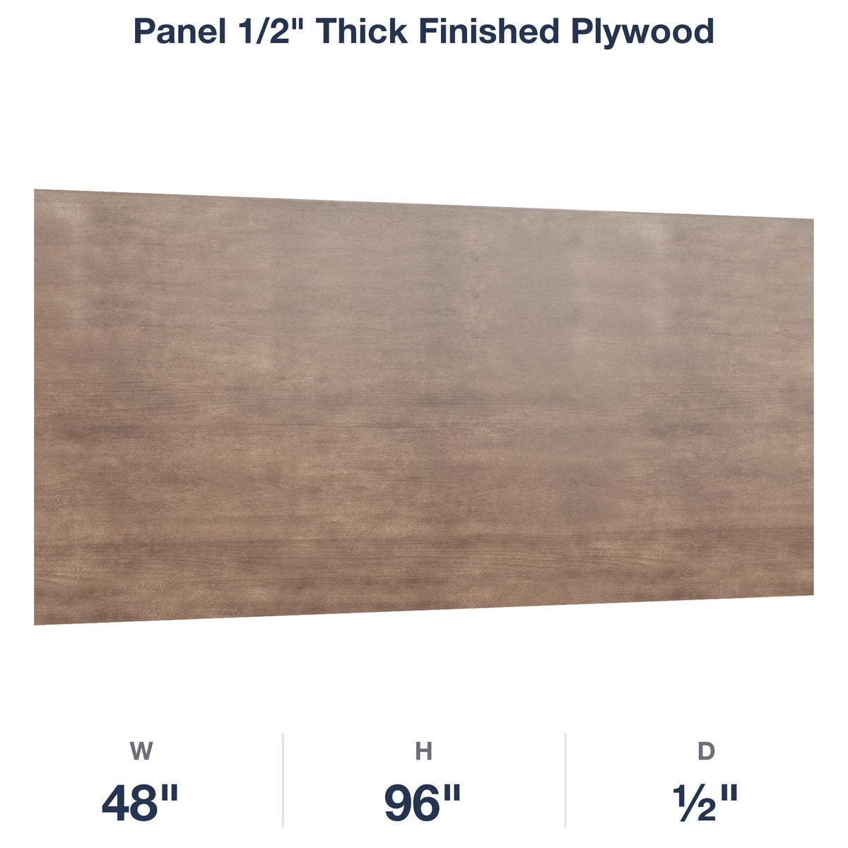 Shaker-Dakota: Panel 1/2" Thick Finished Plywood