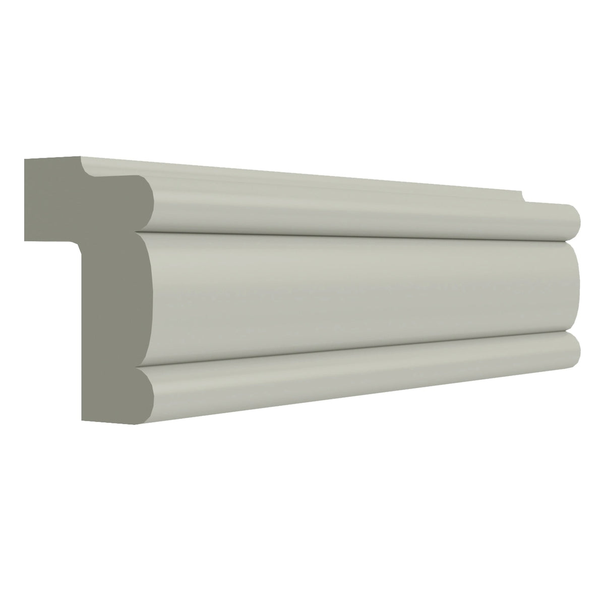 Shaker Moss Molding Traditional Light Rail
