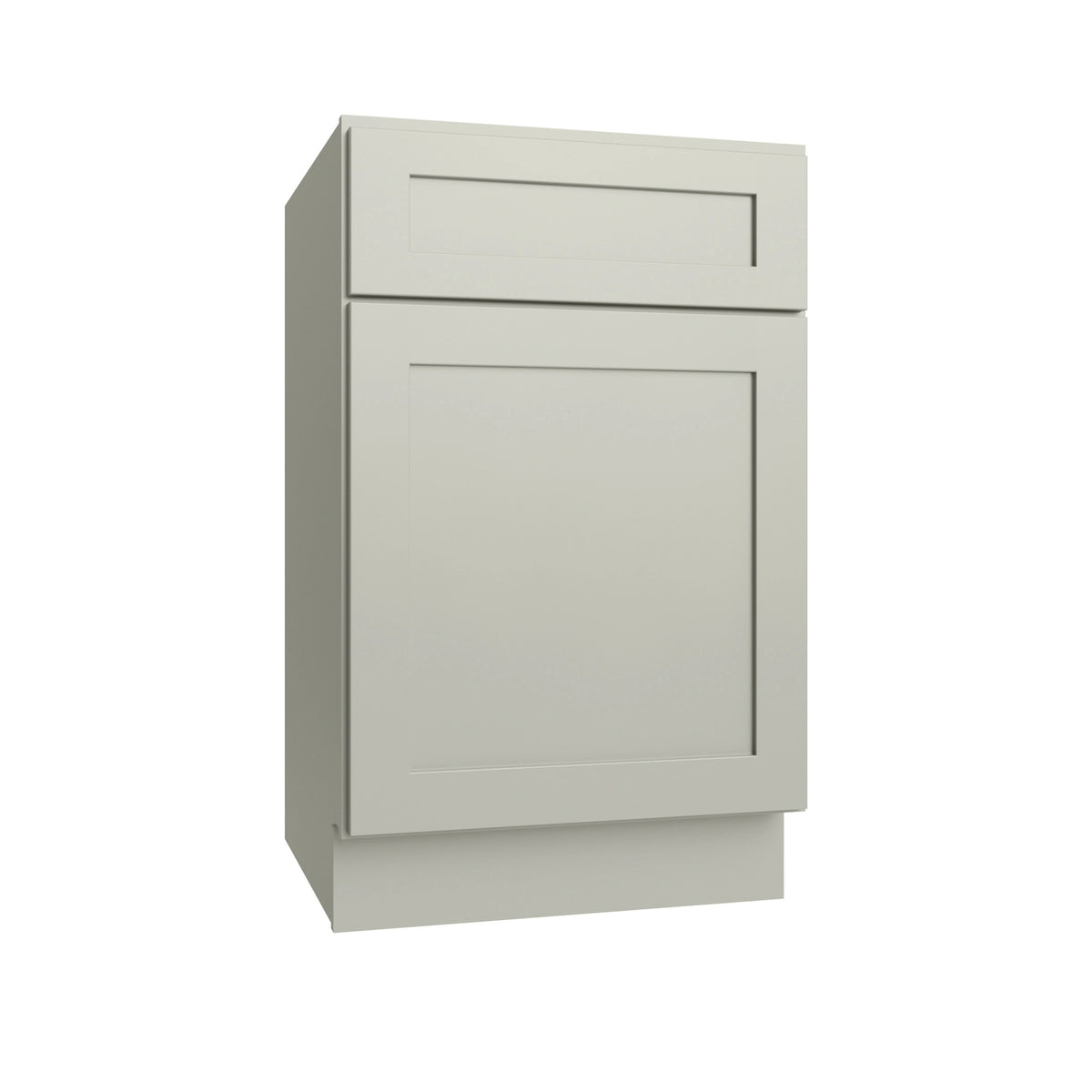 Shaker Moss Vanity 1 Drawer 1 Door Base