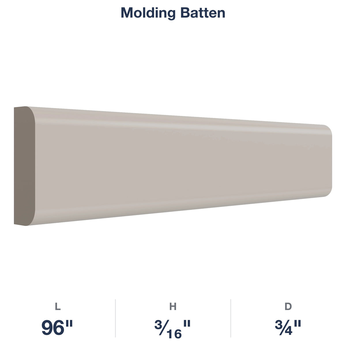 Shaker-Sand: Molding Batten