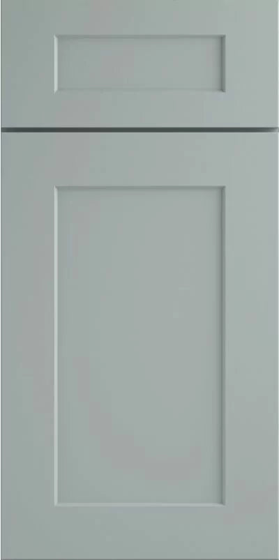 A Shaker Pewter style cabinet door sample for RTA or assembled cabinets