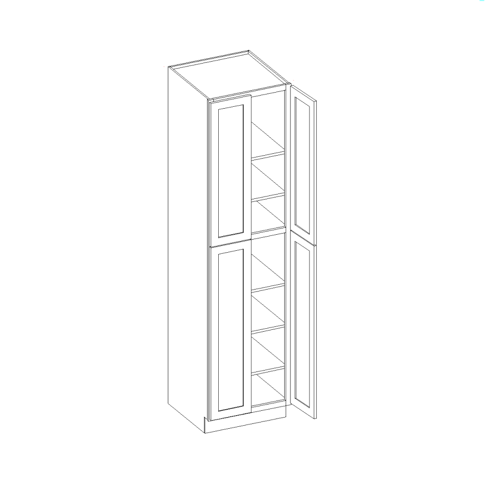 Tall Cabinet 4 Door Utility Pantry