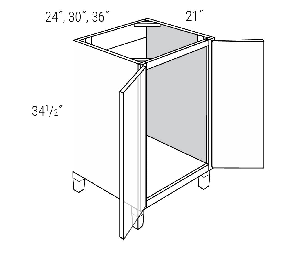 Full Height Vanity Base