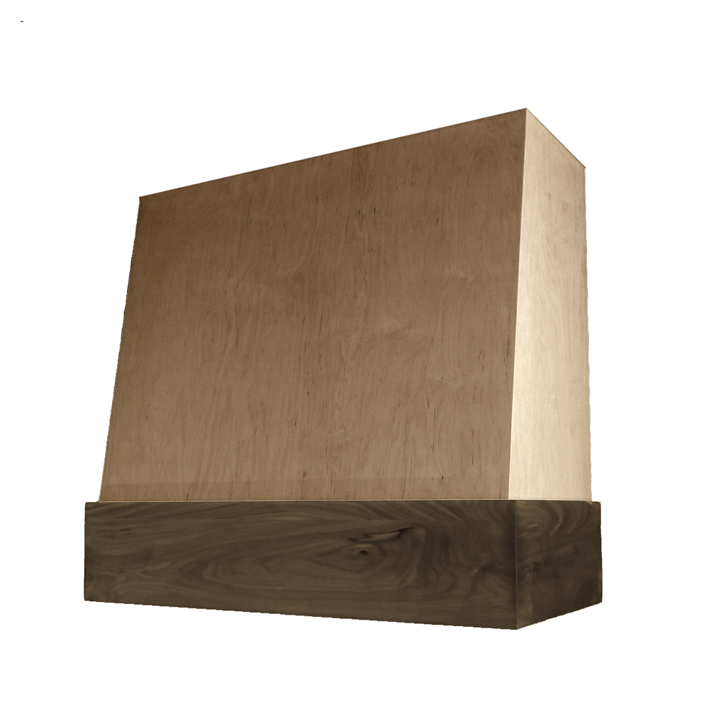 Oxford-Toffee: Hood WIL 3V Wilmington Angled Walnut Band Smooth Wood