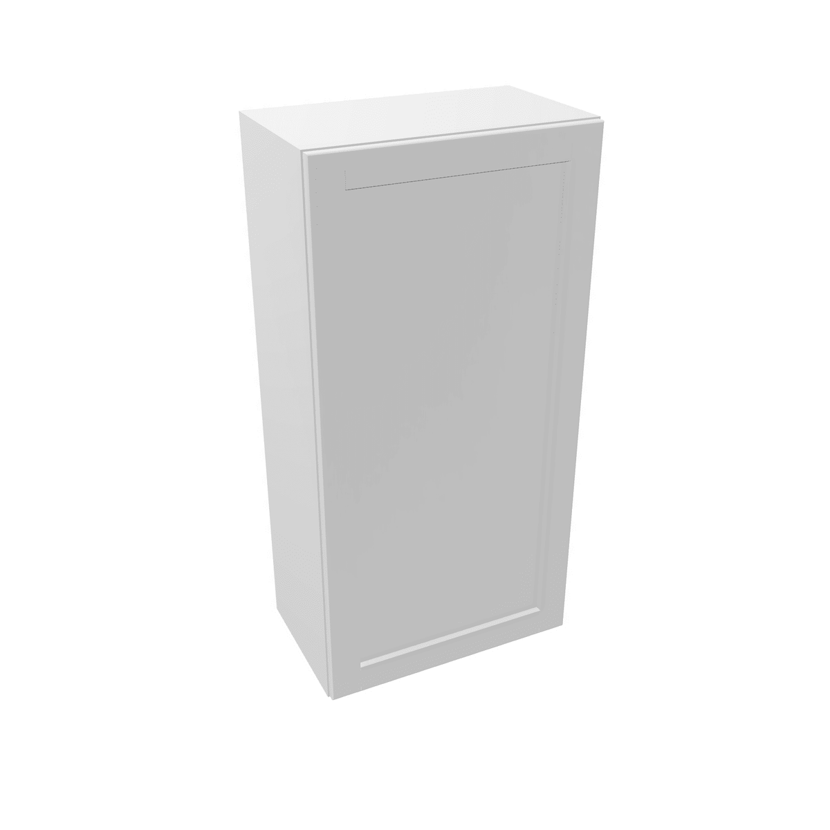 Luxor-White Assembled Wall Cabinet 1 Door 42" High