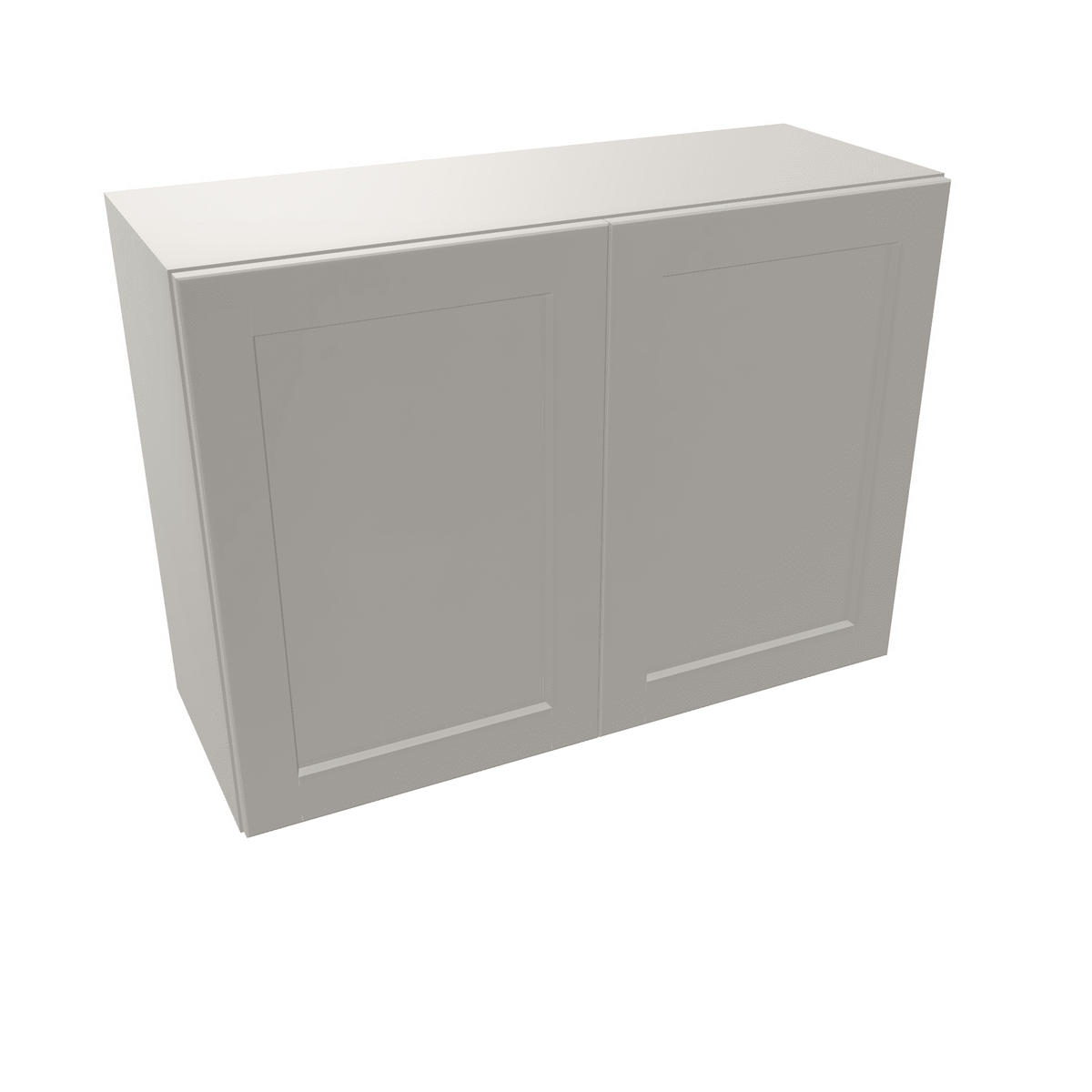 Misty-Grey Assembled Wall Cabinet Abridged Deep 15"